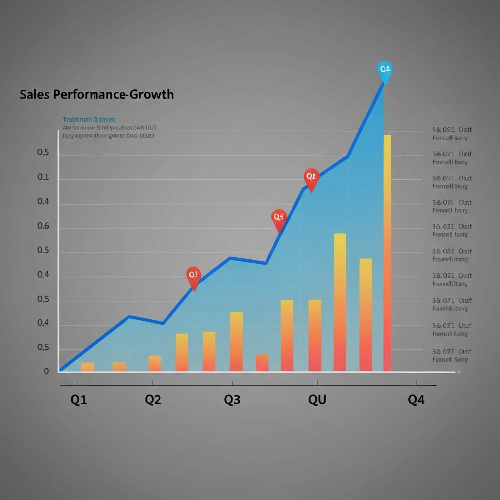 Sales performance improvement chart